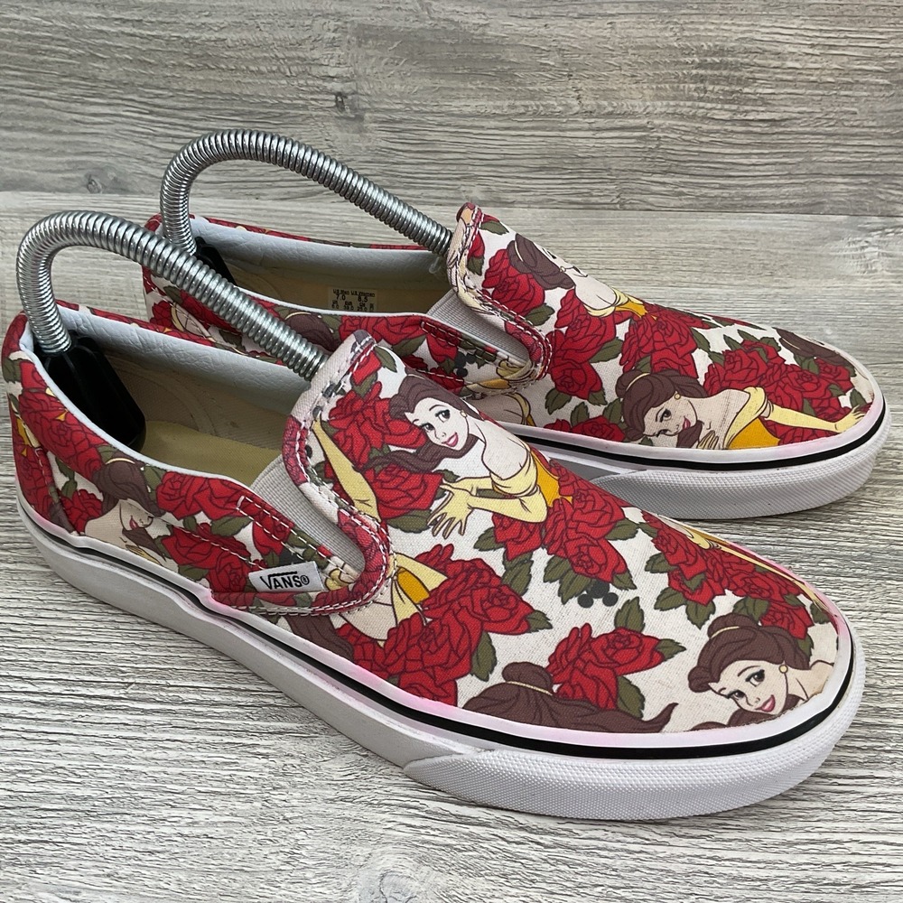 VANS Disney Belle Beauty and the Beast Women's Sneakers Shoes Size 8.5